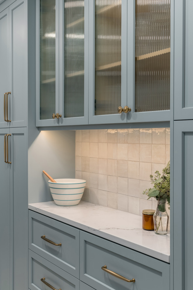 Transitional home design photo in Chicago