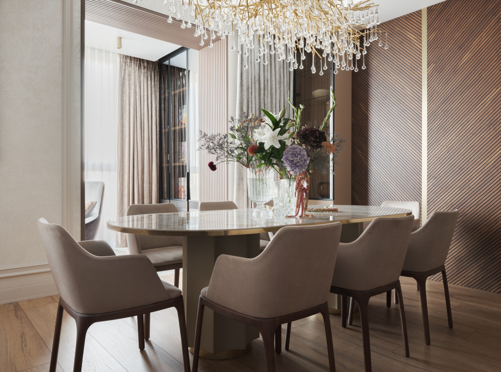 Реализация современной четырехкомнатной квартиры площадью 170 м²