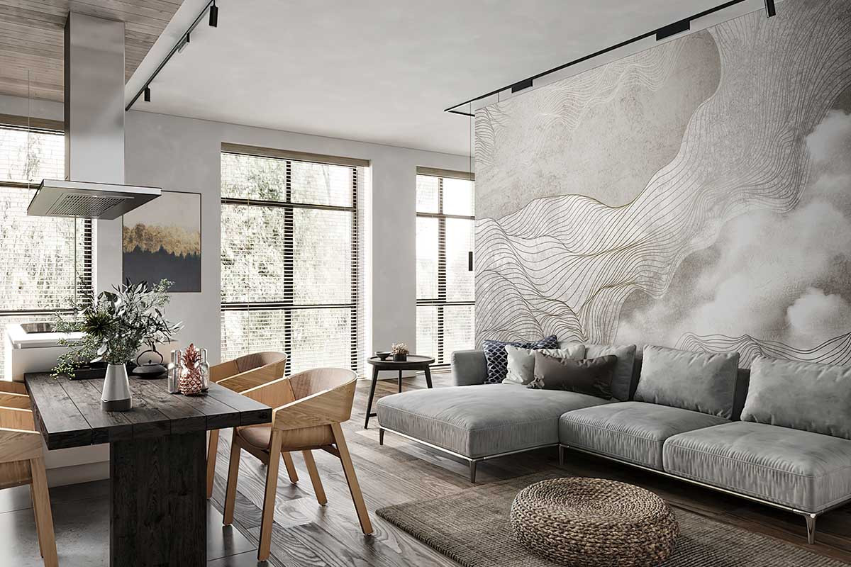 Коллекция Абстрактных обоев