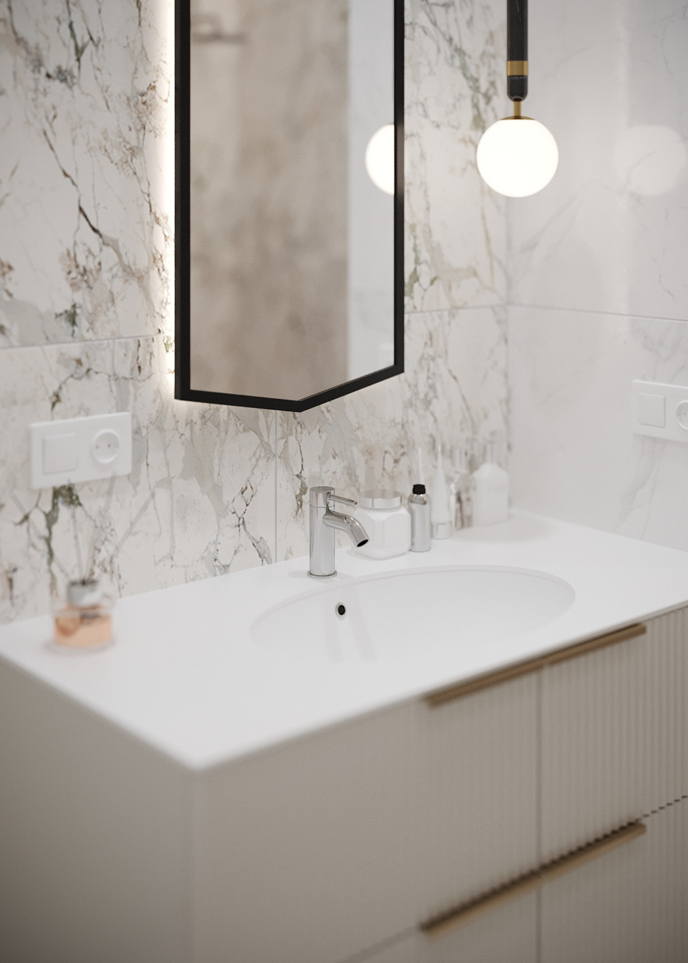 Светлая квартира в ЖК Галактика