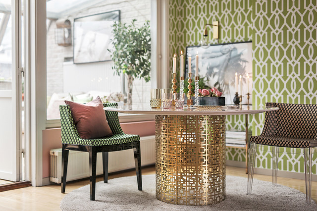 Houzz reportage - Hemma hos Andra Brodin eclectic-dining-room