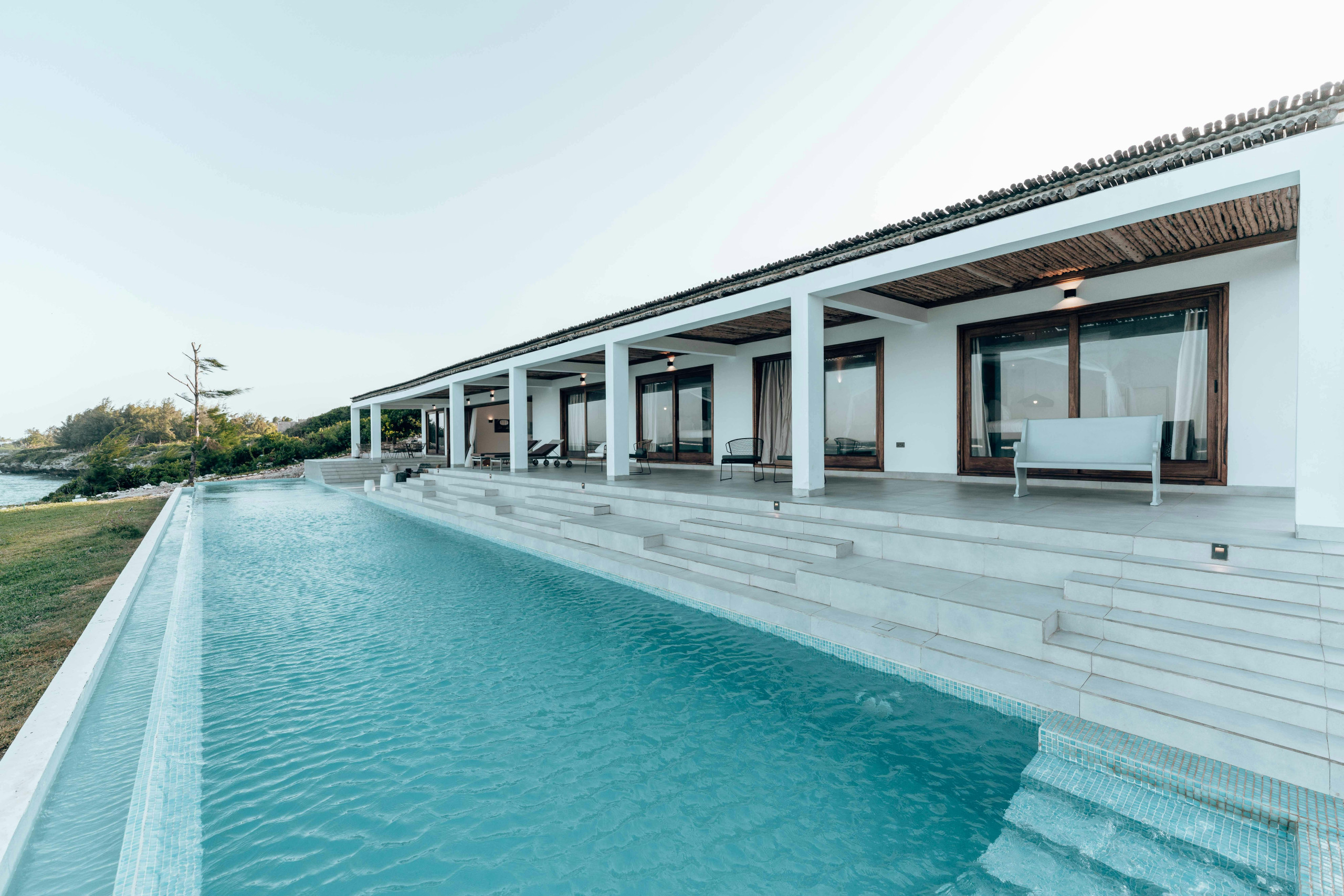 Pool Side Patios & Living Areas