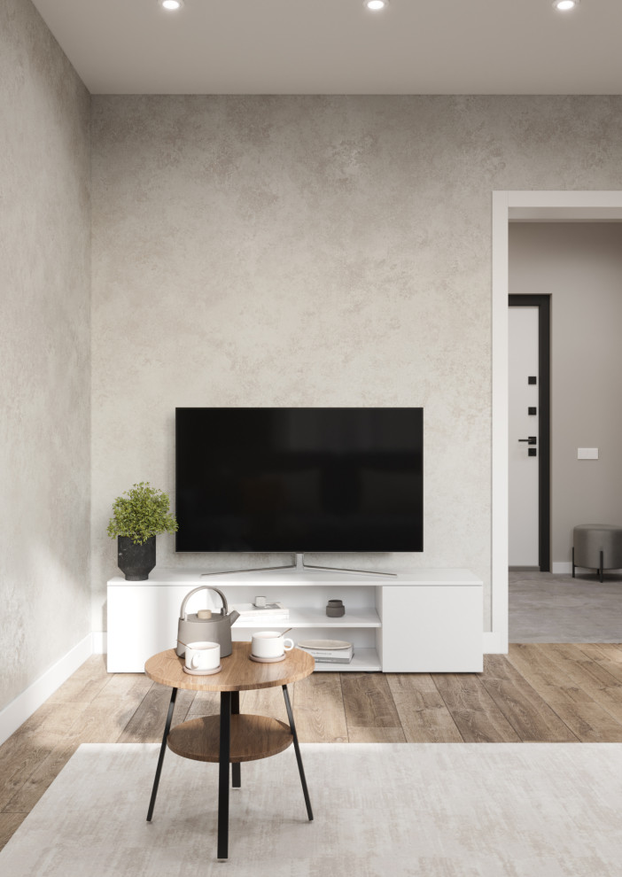 Design project of a one bedroom apartment