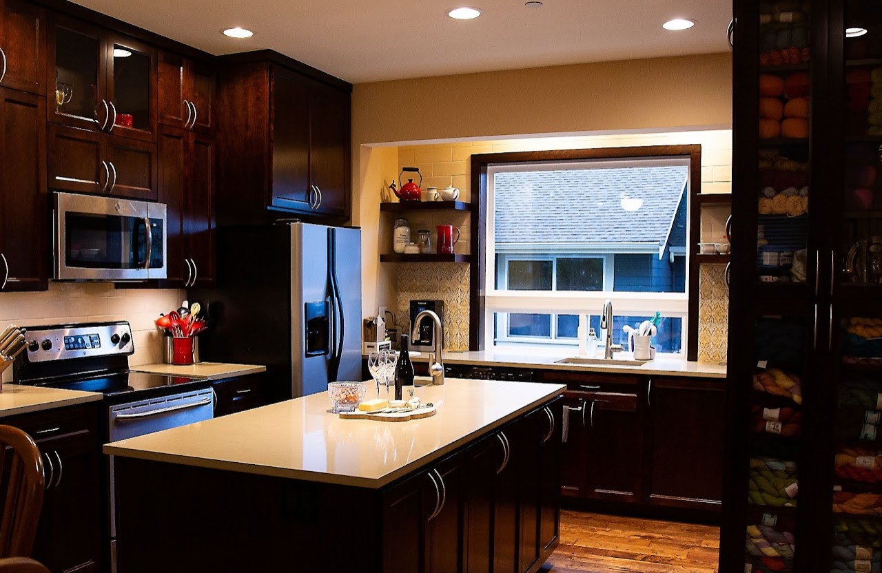 European Inspired Kitchen Gallery with Main Floor Remodel