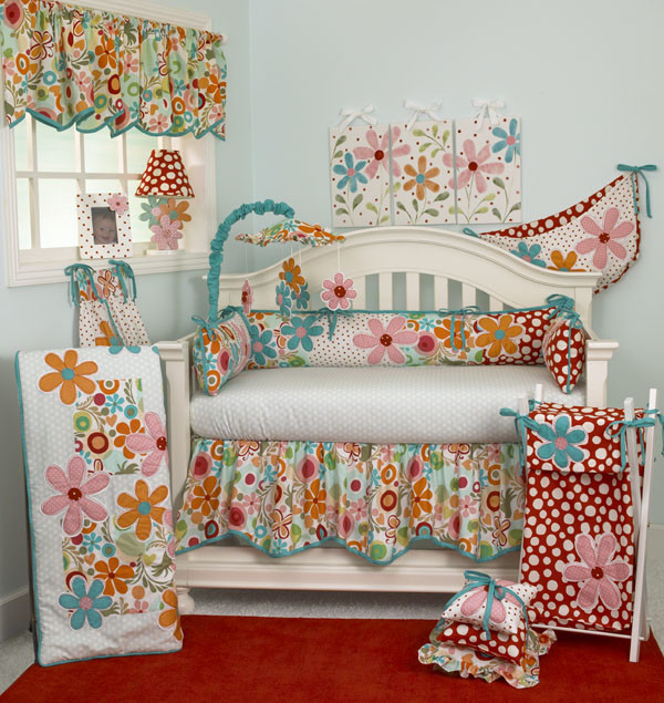 Lizzie 7 Piece Crib Bedding Set