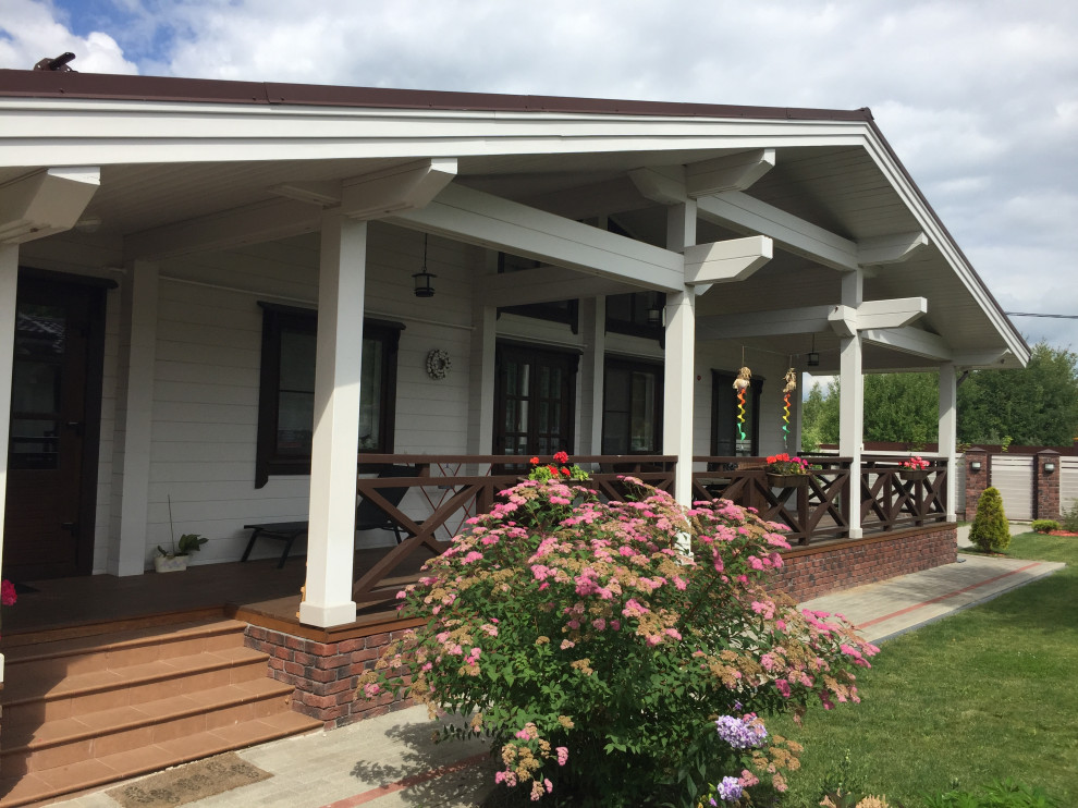 Одноэтажный дом в финском стиле