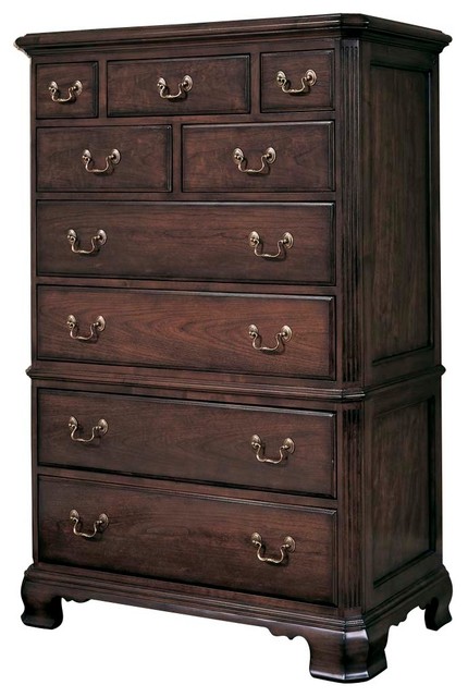 American Drew Cherry Grove 9 Drawer Chest Antique Cherry