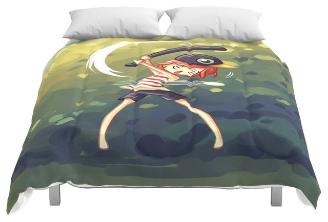 Society6 Baseball Comforter Contemporary Comforters And