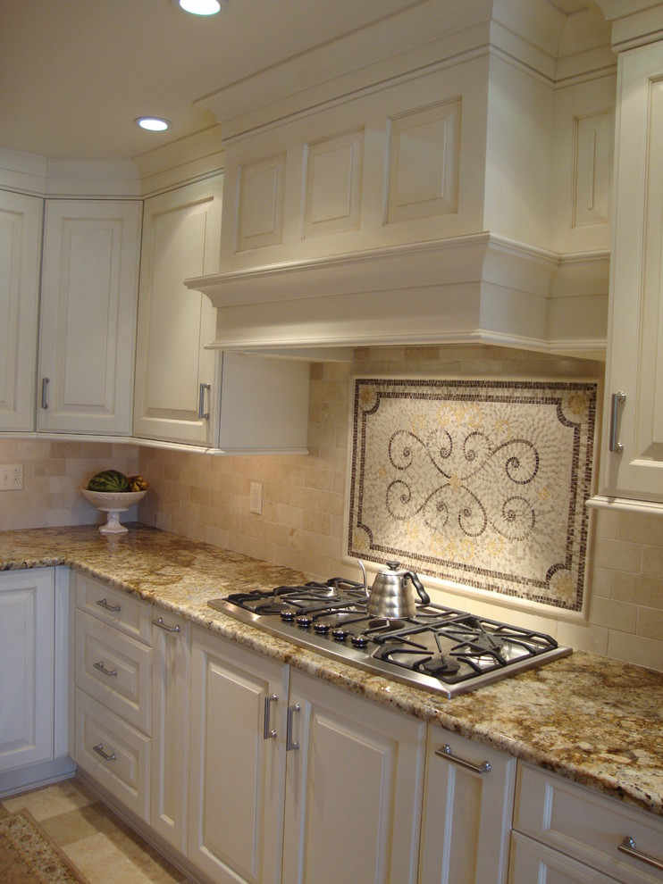 This is an example of a transitional kitchen in Philadelphia.