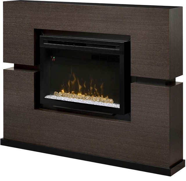 Dimplex Linwood Gds33hg 1310rg Mantel Fireplace In Rift Grey