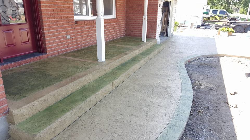 Stamped driveway with borders - Traditional - Landscape - Ottawa - by