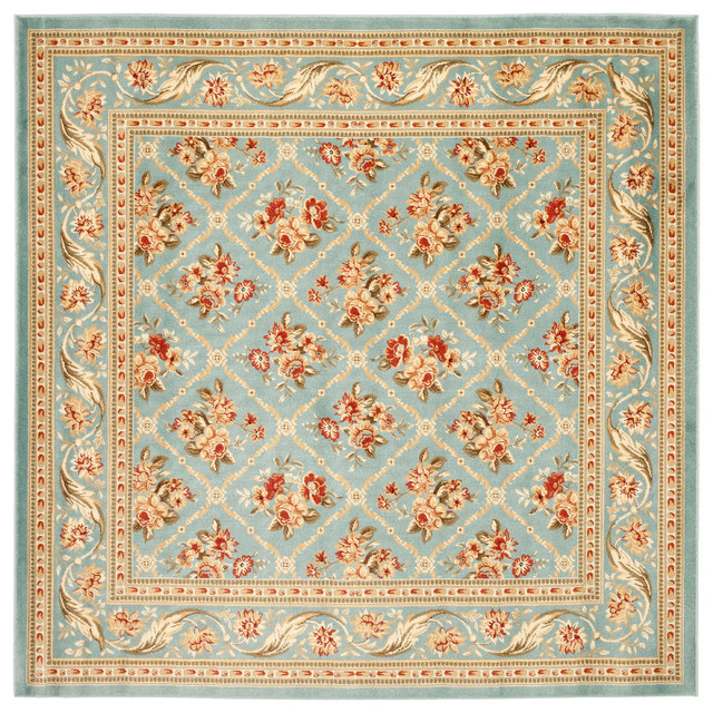 Safavieh Lyndhurst Lnh5566565 Blue, Blue Area Rug Victorian Area