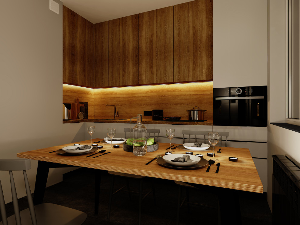 Проект кухни в панельном доме П-44Т