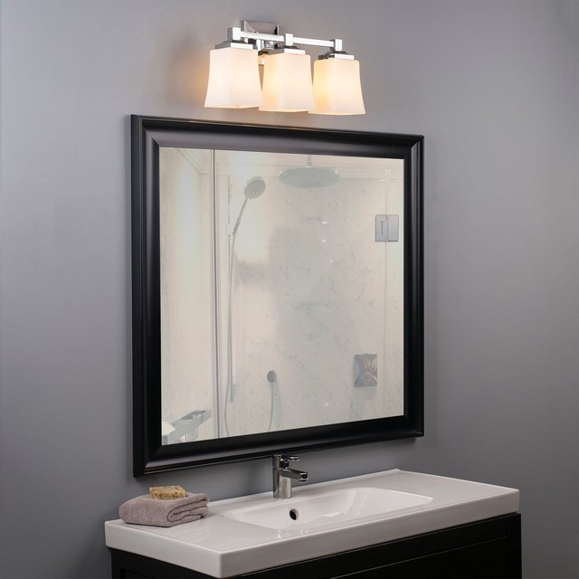 Brighton Vanity Wall Sconce 3 Light Transitional Bathroom Vanity