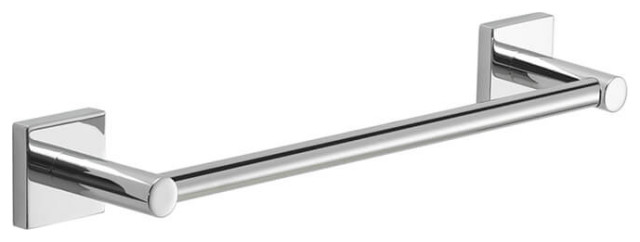 Modern Chrome Towel Bar, 12