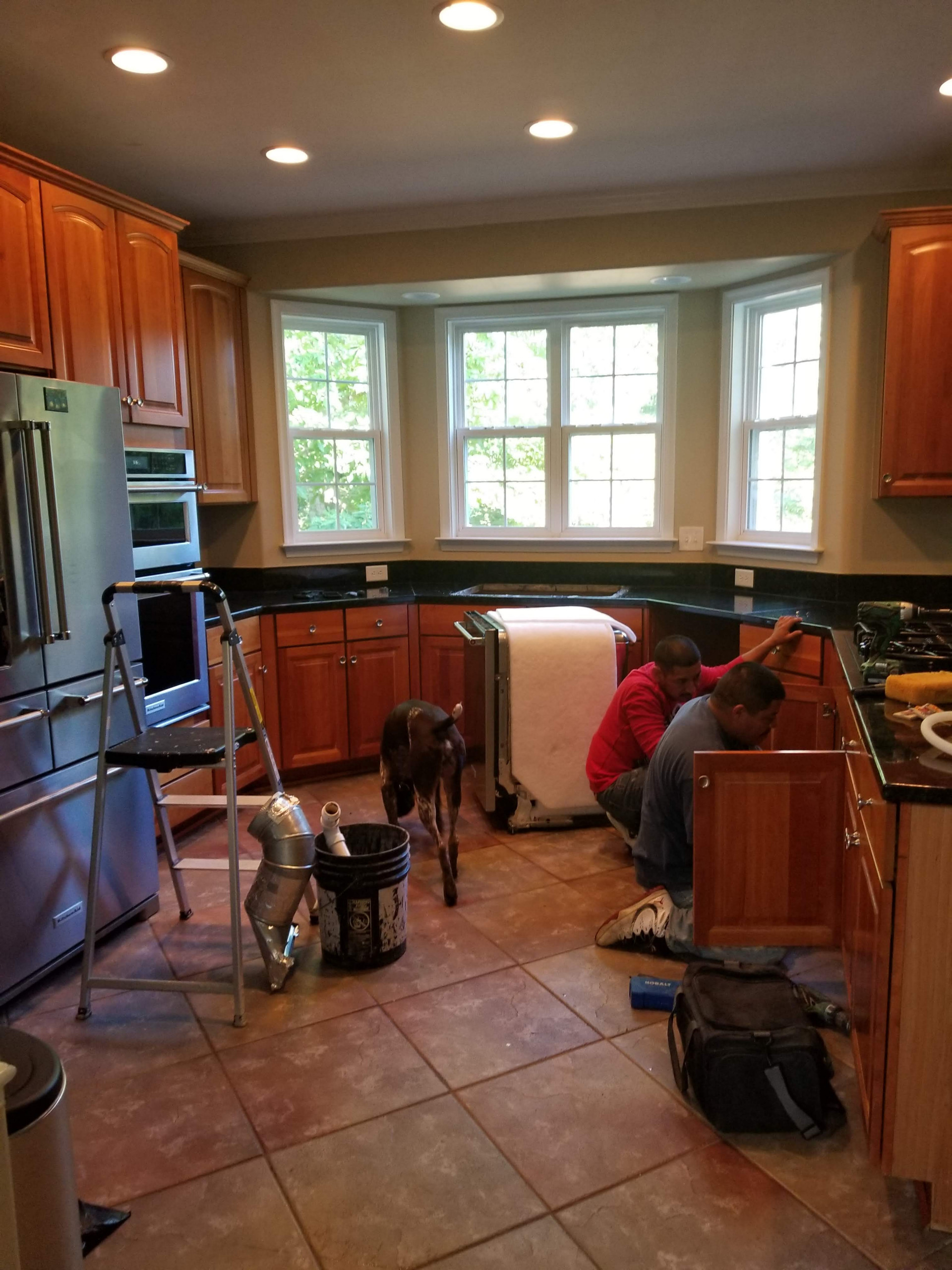 Linen Glazed Kitchen Remodel