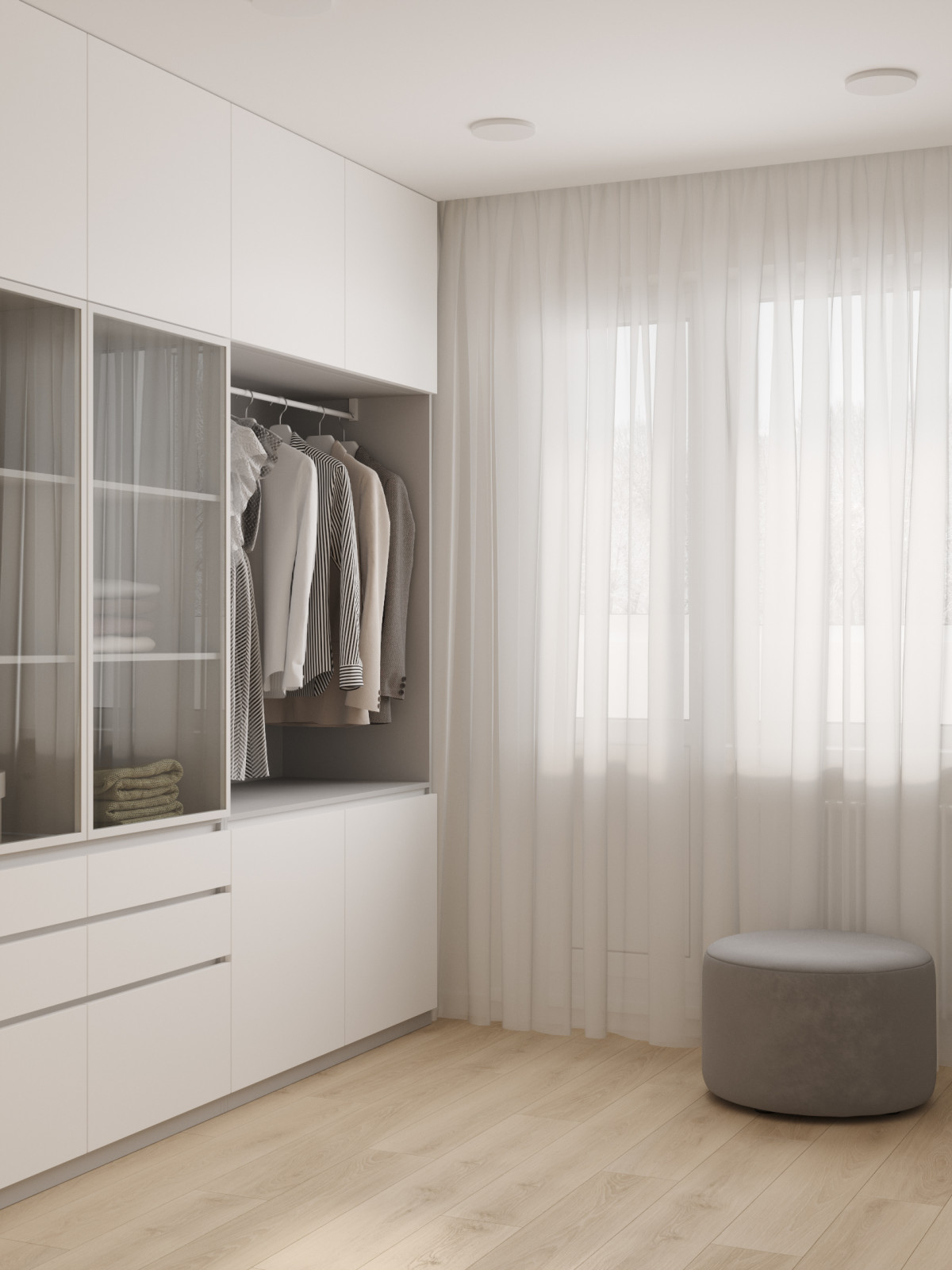 Светлая квартира для косметолога