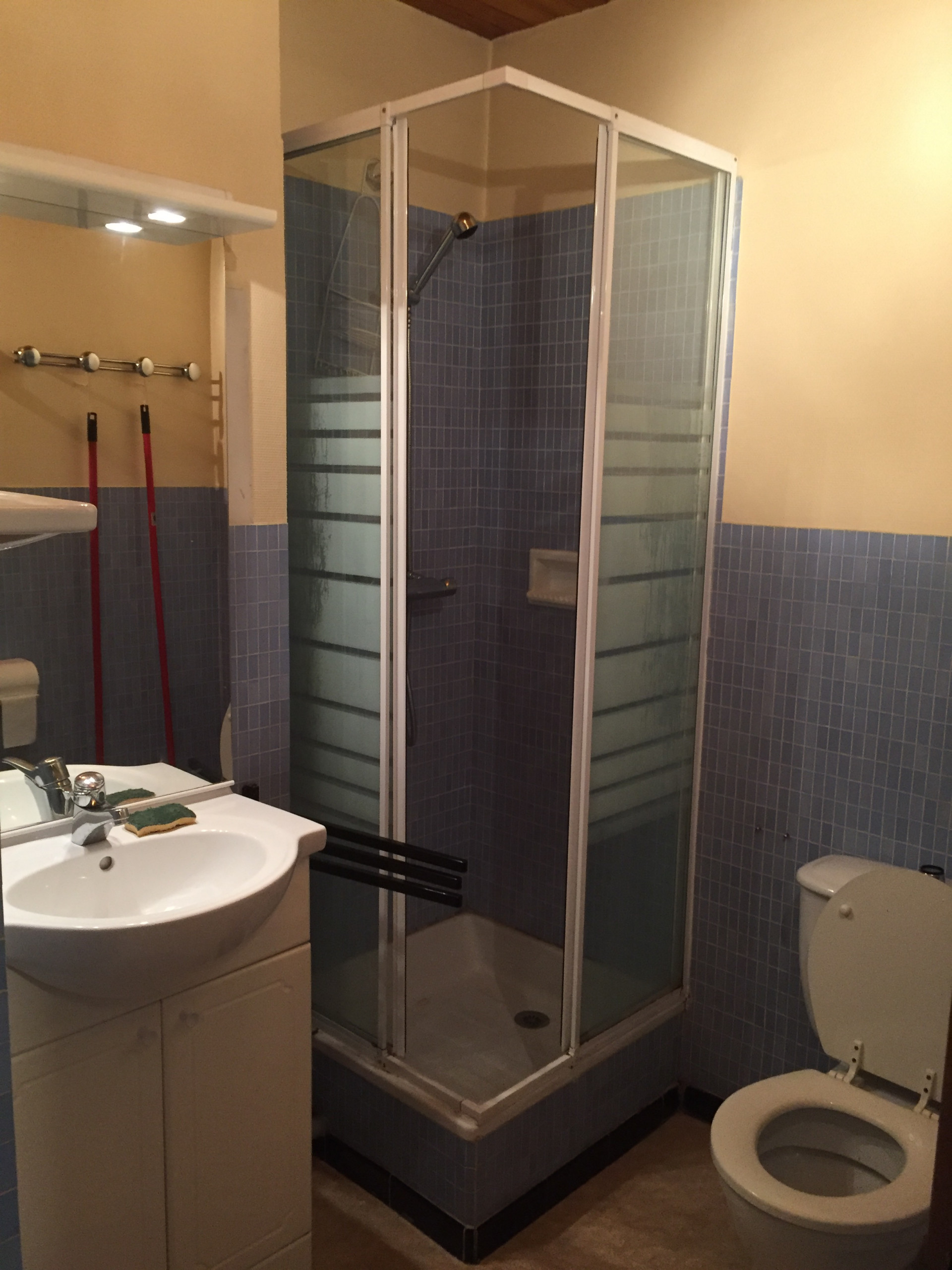 Salle d'eau avant travaux