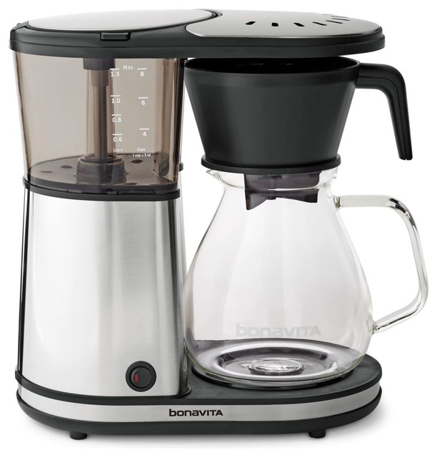 Bonavita Glass 8-Cup Coffee Brewer With Hot Plate US