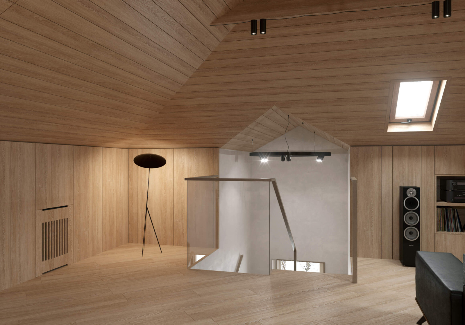 Мансарда в загородном доме