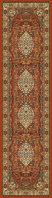 Edward Persia Garnet Runner, 90x300 cm