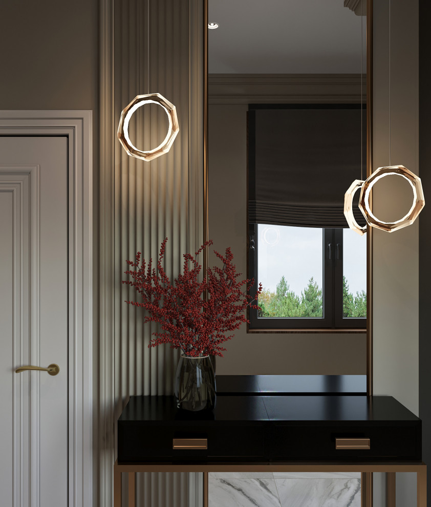 Загородный двухэтажный дом