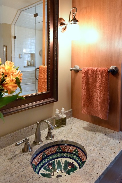 Shadow Falls Kitchen mediterranean-bathroom
