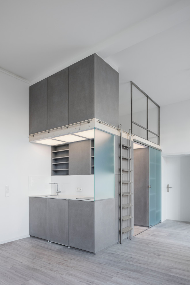 Industrial Wohnzimmer in Düsseldorf