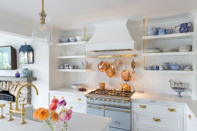 Transitional Kitchen nyklassisk-koek
