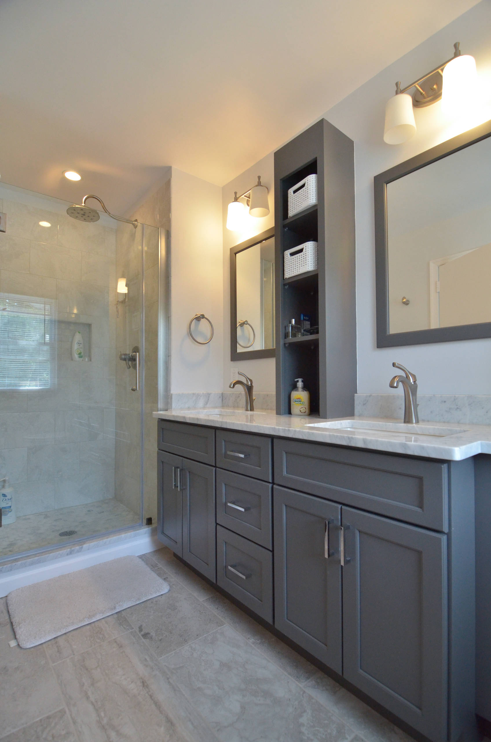 75 Gray Tile Bathroom Ideas You'll Love - December, 2025 | Houzz, image size:1696x2560