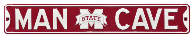 Mississippi State University NCAA Man Cave Street Sign