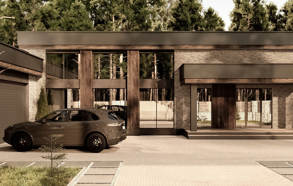 Фасады частного дома в Санкт-Петербурге