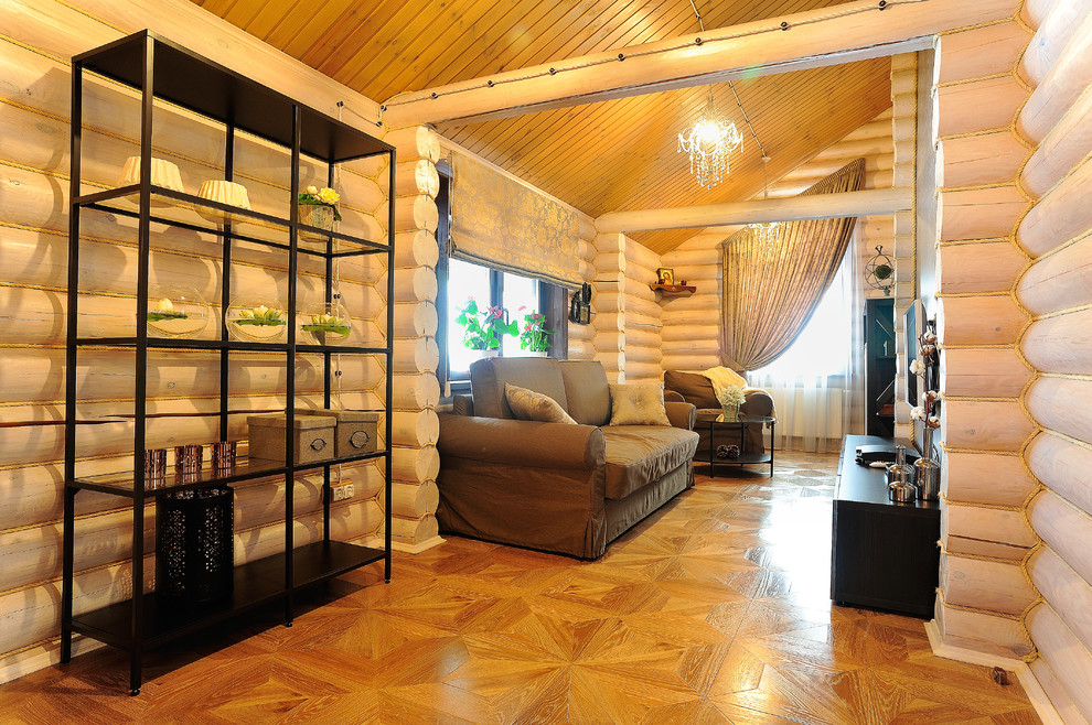 Бревенчатый дом для гостей