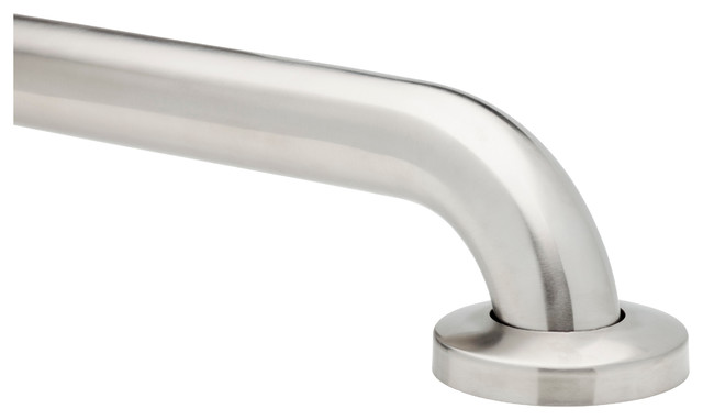 no drilling required Grab Bars - 250lb rated, Brushed Stainless, 30", 1-1/2" Dia