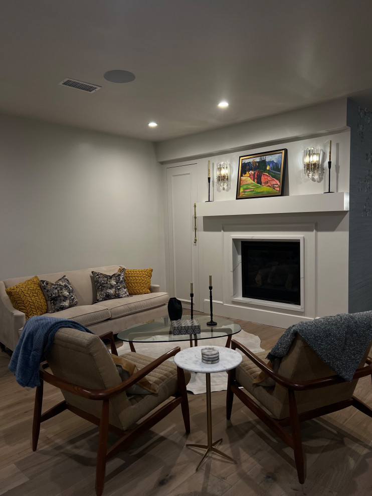 Transitional | Fireplace Sitting Room