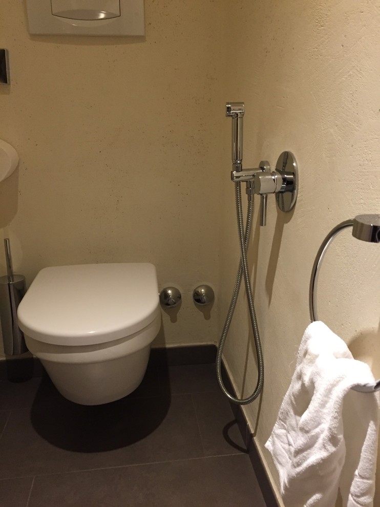 Kein Platz für ein Bidet neben der Toilette? Eine Idee fürs neue Bad?!
