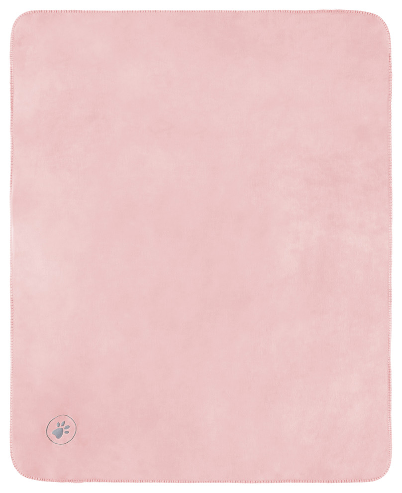 Waterproof Pet Blanket-50�x 60� Pink Soft Plush Throw by Petmaker