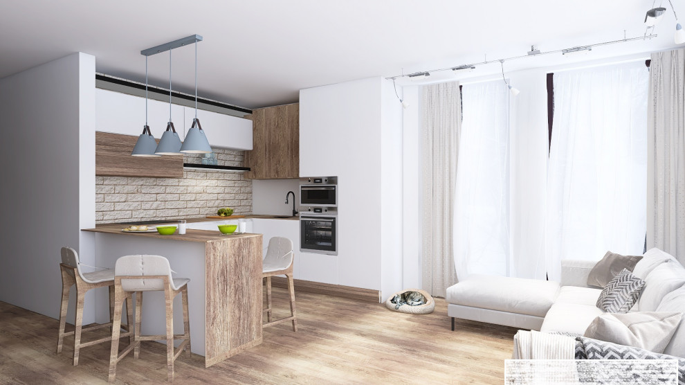 Кухня в доме массив Белоостров