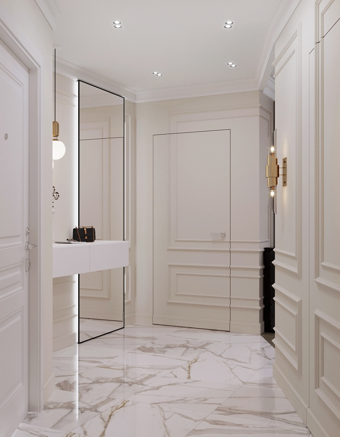 Квартира в ЖК “Leningrad”, который был выполнен для молодой пары.