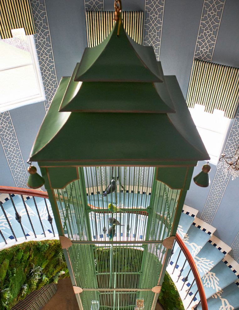 This is an example of an eclectic staircase in Miami.