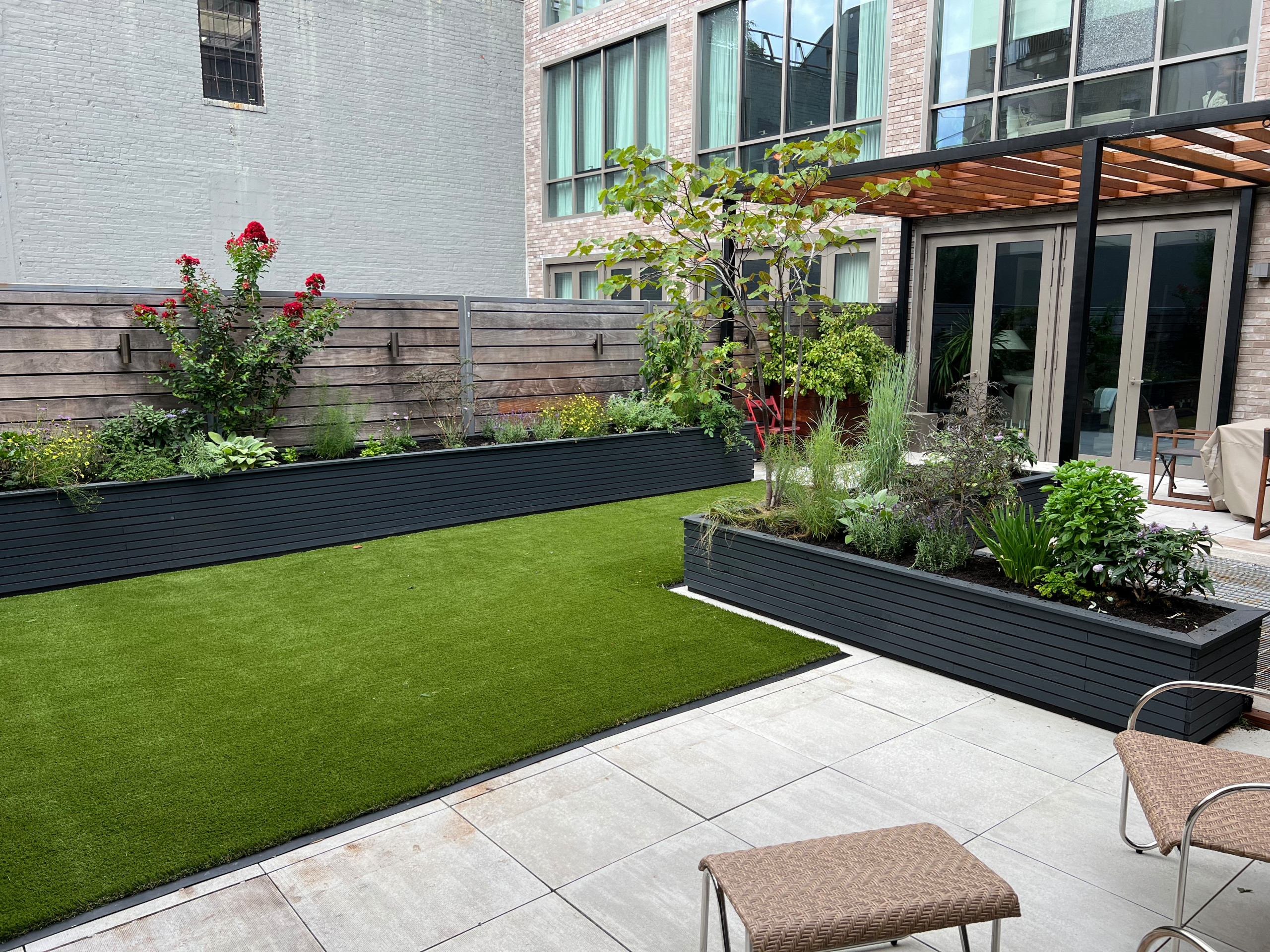 Garage Rooftop Container Garden