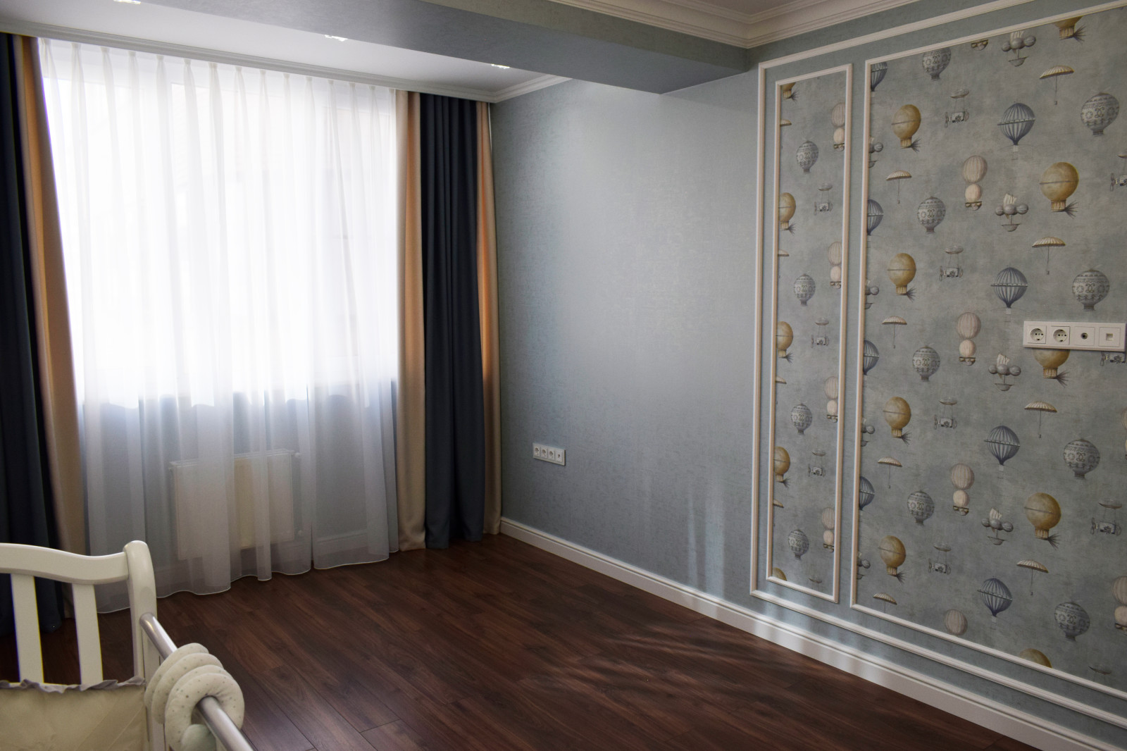 Реализованный проект детской комнаты в квартире площадью 120кв.м