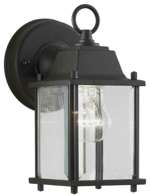 Talista Path & Landscape Lights Burton 1-Light Outdoor Black Wall Lantern