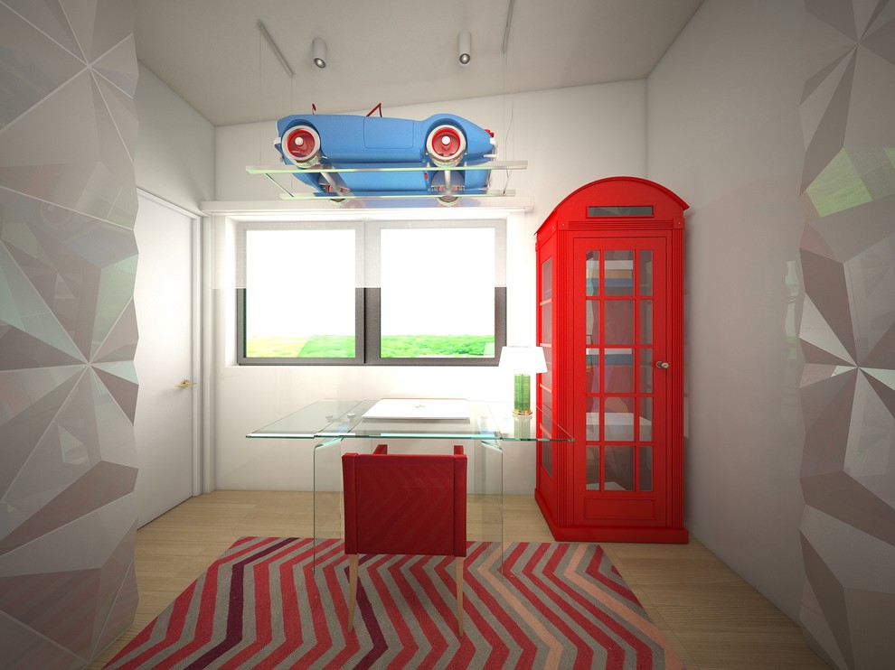 Дом "Куб" в стиле минимализм. Интерьеры в стиле Фьюжн.