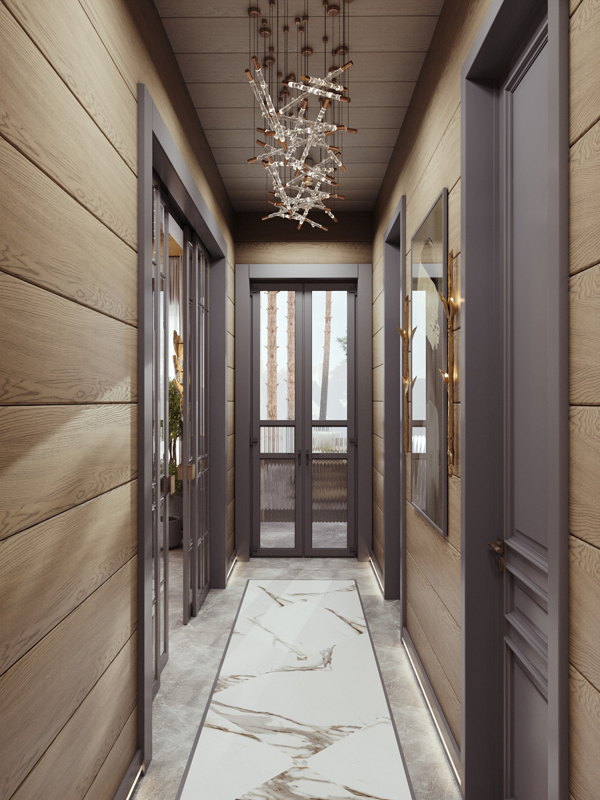 Интерьер загородного дома.