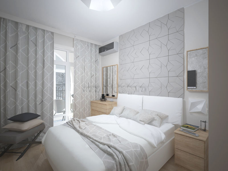 Гостиная, спальня и лоджия