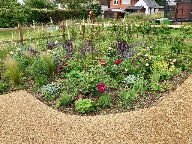 Colourful English Cottage Garden