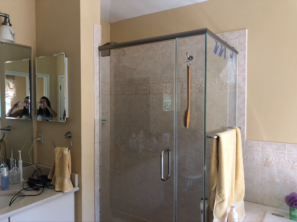 Bathroom with pop