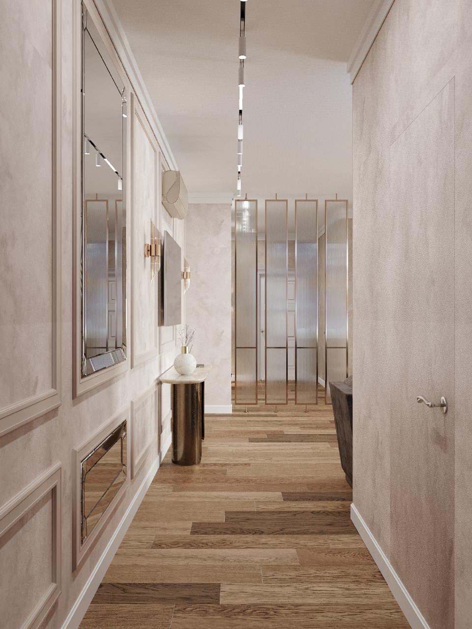 Трехкомнатная квартира площадью 120 м2. Современная классика.