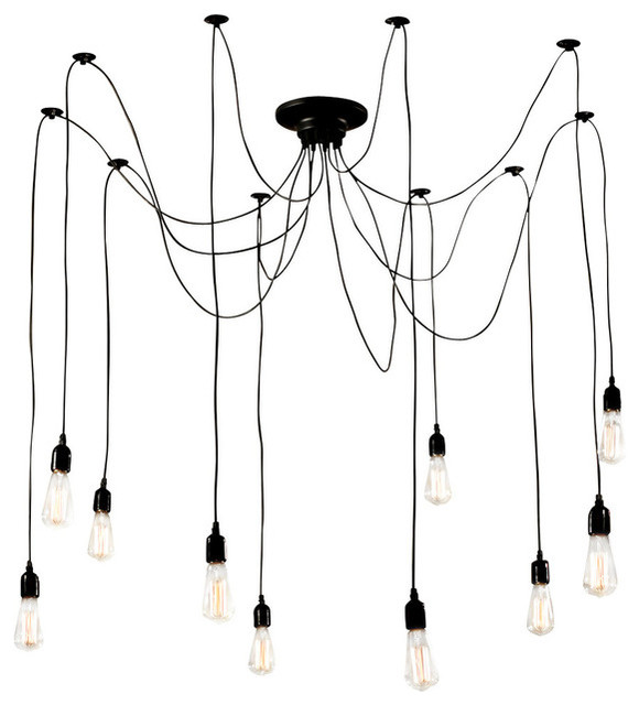 10Light Warehouse Chandelier Industrial Chandeliers by UnbeatableSale Inc.